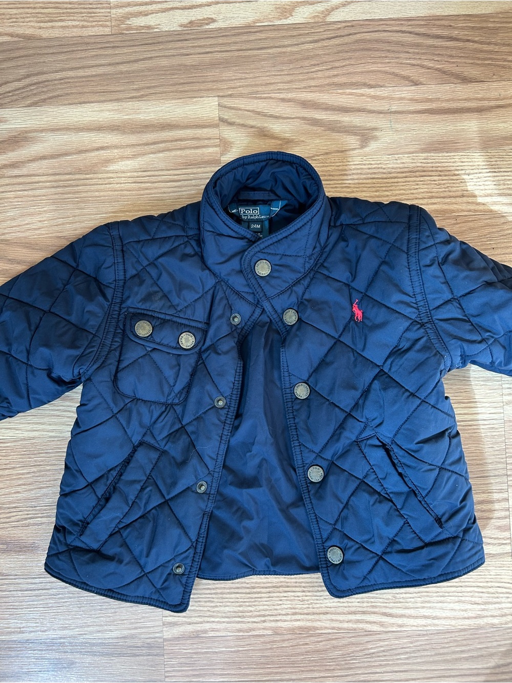Polo by Ralph Lauren Navy Quilted Puffer Jacket